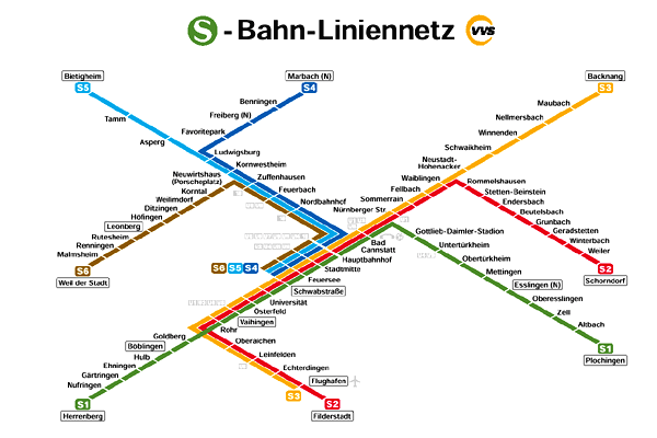 S-Bahn im VVS